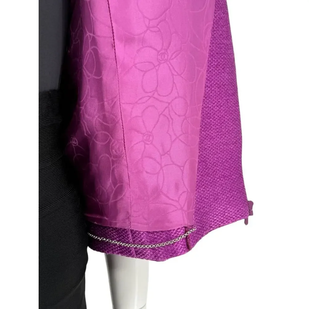 CHANEL fuchsia textured